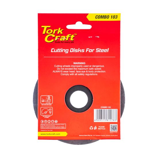 5 + 1 Free Cutting Disc Steel 115 X 1.0 X 22.2mm